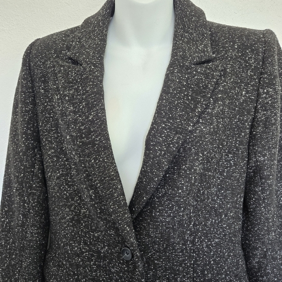 Something Navy Womens Bouclé Tweed Blazer size XS - Picture 3 of 10